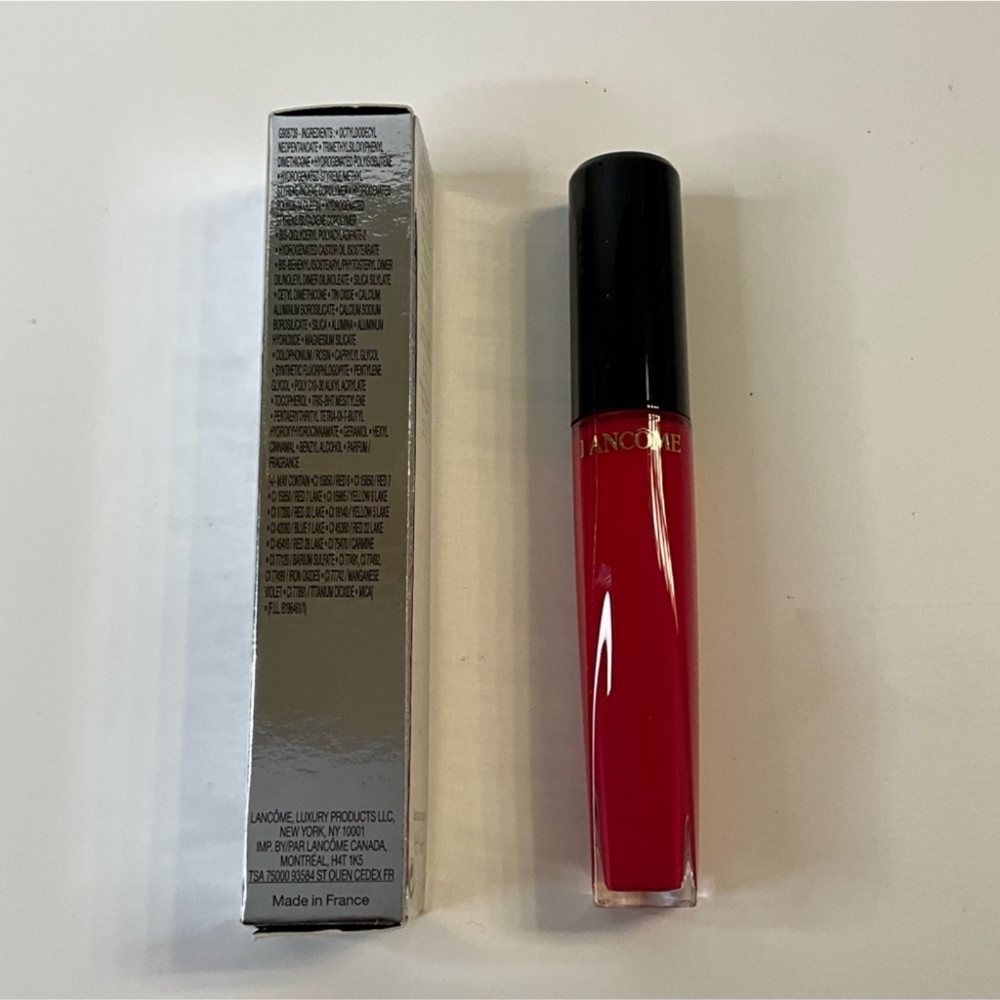 LANCOME L’ABSOLU SATIN SHEEN LIP GLOSS CREAM - 371 PASSIONNEMENT - Picture 10 of 11
